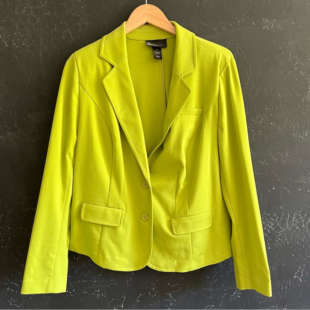 Lane Bryant Bright Green Blazer Size 16